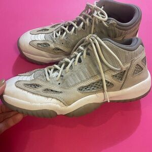 Nike Gray and White Sneakers